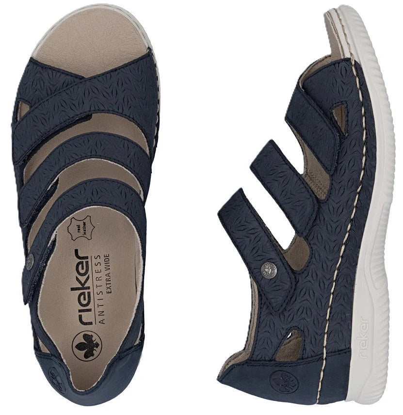 Rieker  V7 451-14 Sandal Navy