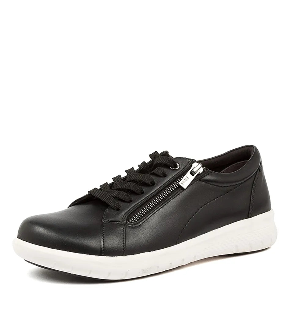 Solar Black With White Sole