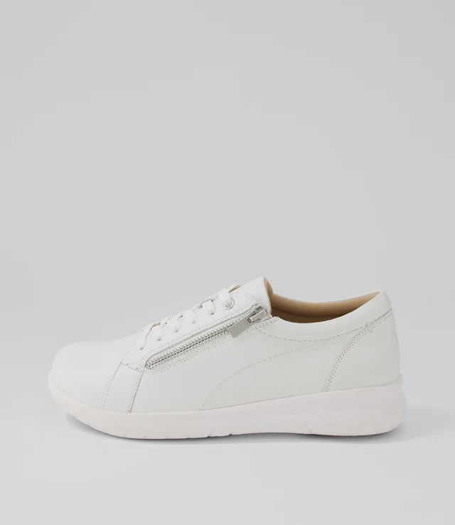 Solar Xf White Leather Sneakers