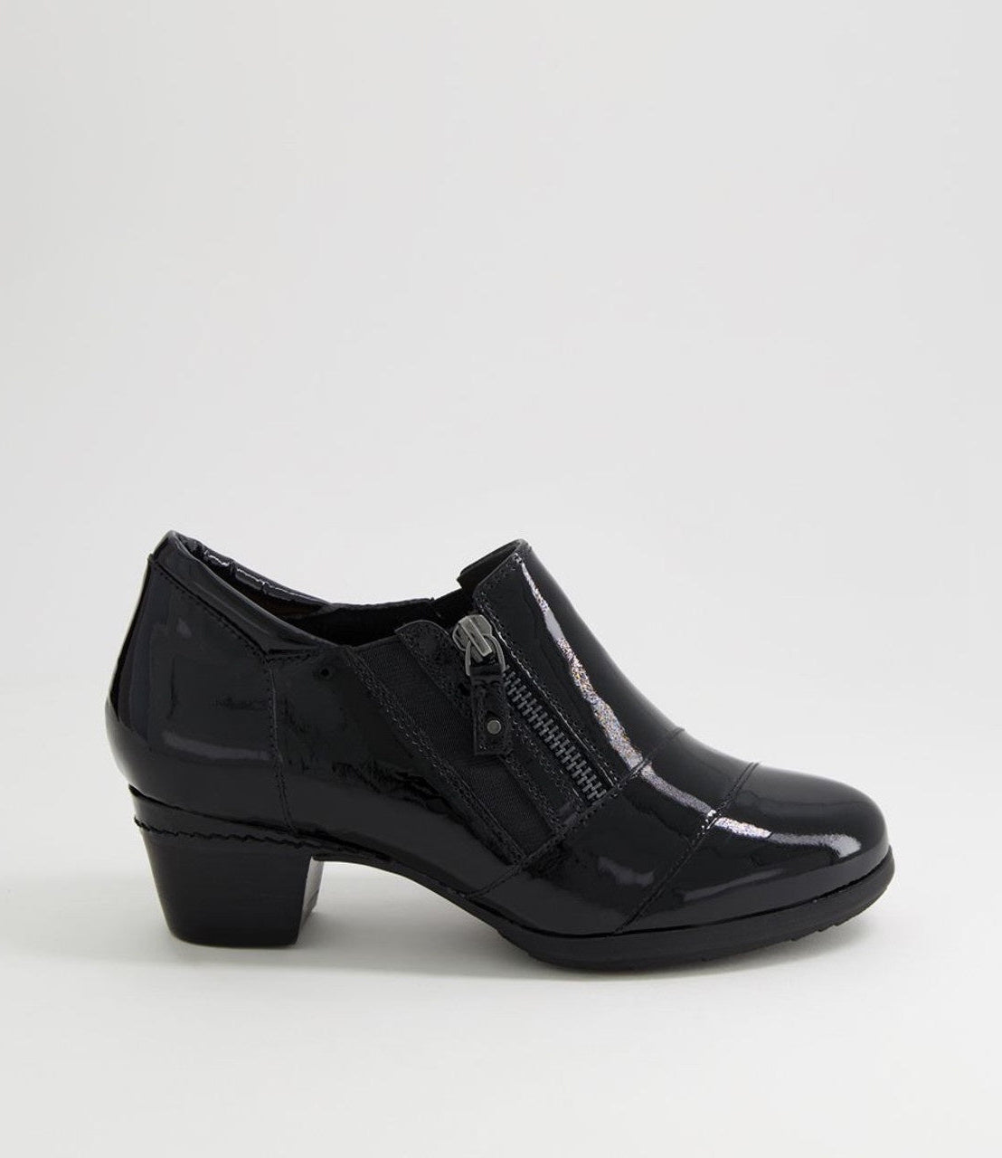 Camden Heel Black Patent Leather