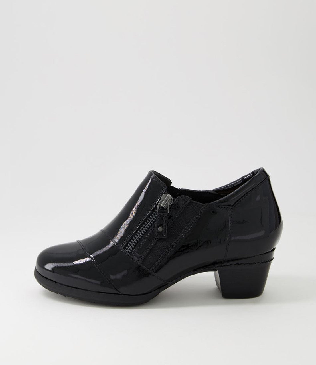 Camden Heel Black Patent Leather