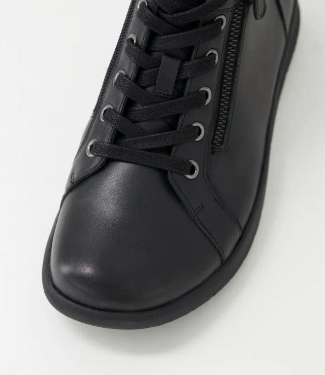 Shaunat Xf Leather Lace Up Boots Black