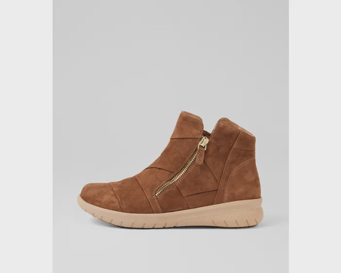 Sisley Xf Whiskey Suede Ankle Boots