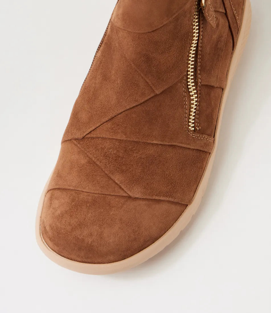 Sisley Xf Whiskey Suede Ankle Boots