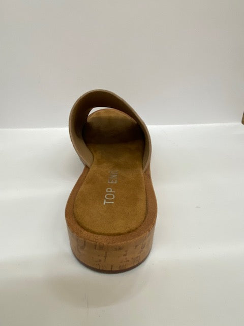 Farons Light Chocolate Suede Slide