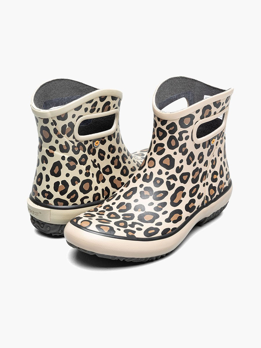 Patch Ankle Gumboot Leopard