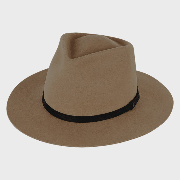 Wide Brim Fedora Goodwin Driftwood