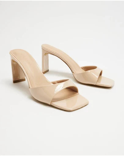 Billini Kimberly Heel Cuppucino Patent