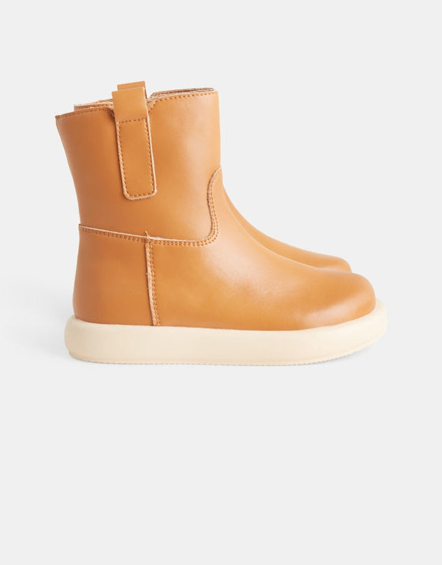 Harriet Leather Kids Boot Tan