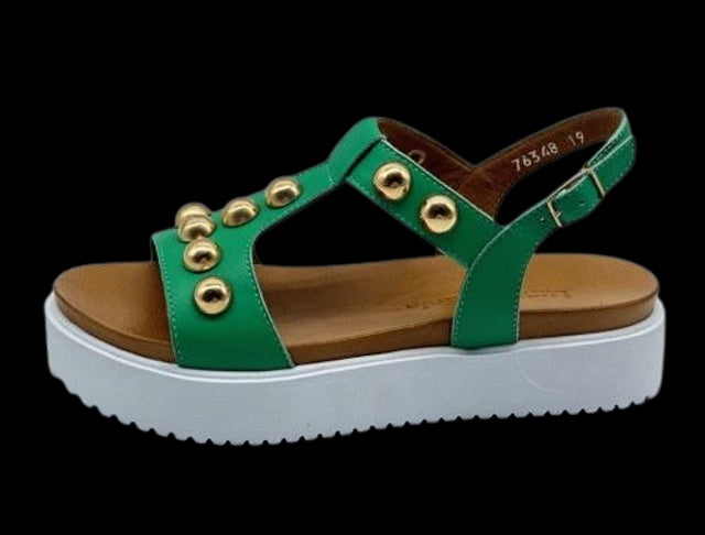 Lauren Platform Sandal Green