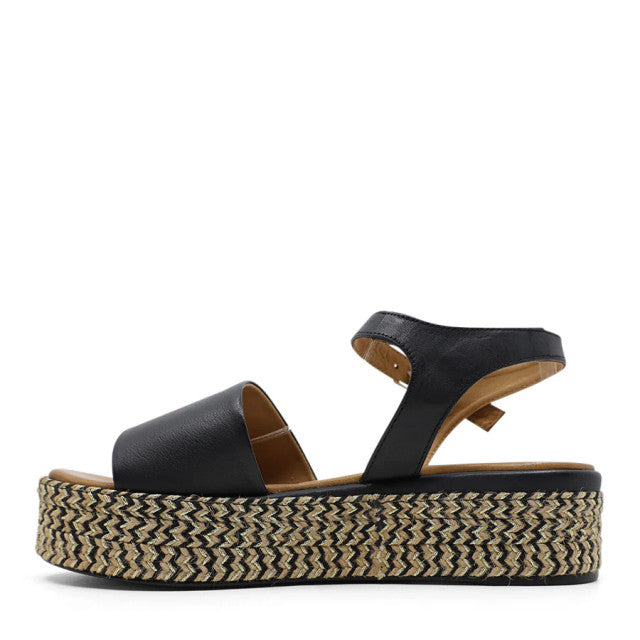 Florida Platform Sandal Black