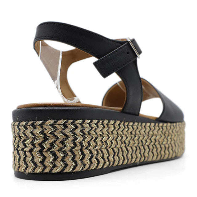 Florida Platform Sandal Black