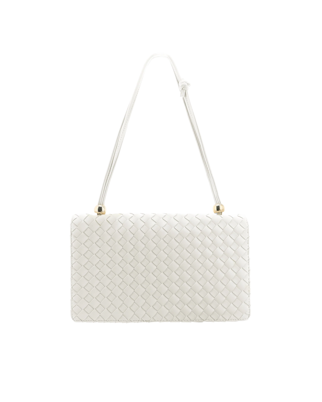 Mina Shoulder Bag Woven Bone