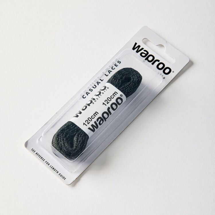 Flat laces 120cm Black