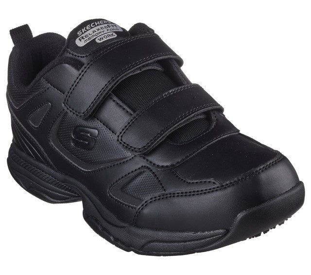 Dighton - Rolind Slip Resistant Wide Fit Valcro Top Black
