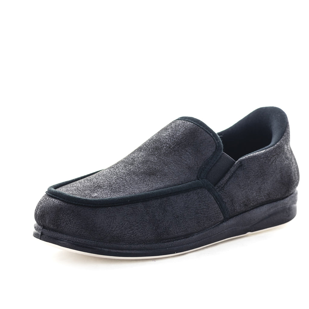 Edgar Step In Mens Slipper Black