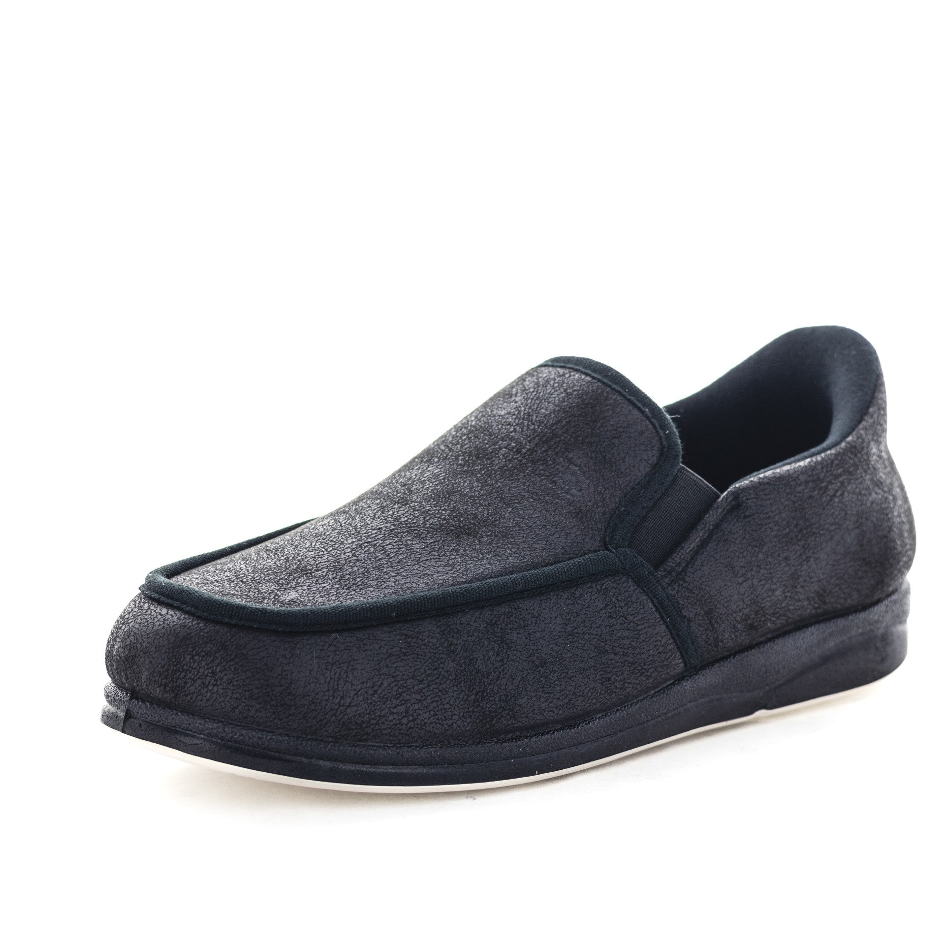 Edgar Step In Mens Slipper Black