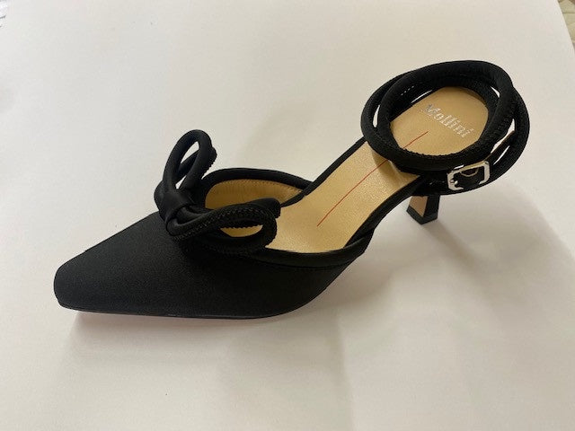 Aimeey Heel Black Satin