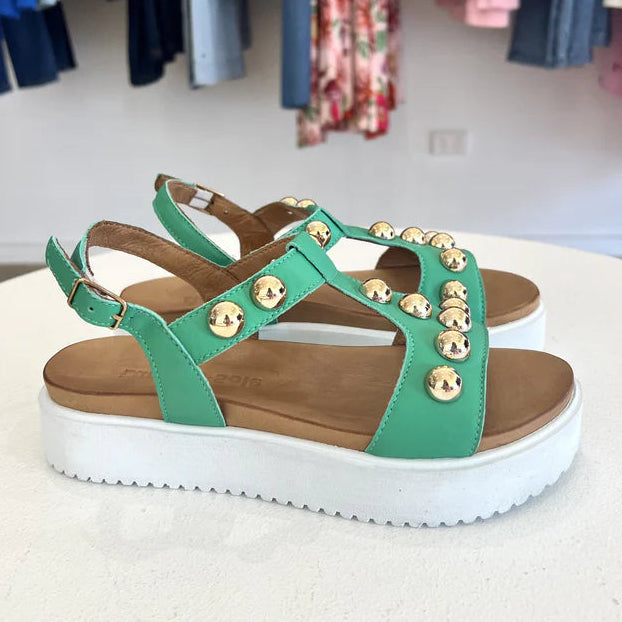Lauren Platform Sandal Green
