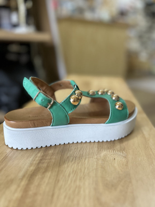 Lauren Platform Sandal Green