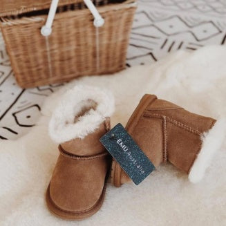 Platinum Baby Bootie chestnut